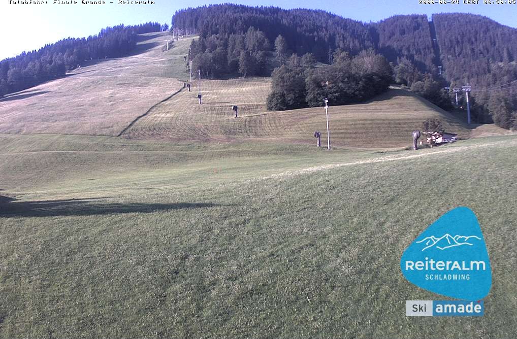 Archiv Foto Webcam Reiteralm - Talstation 8er Silver Jet