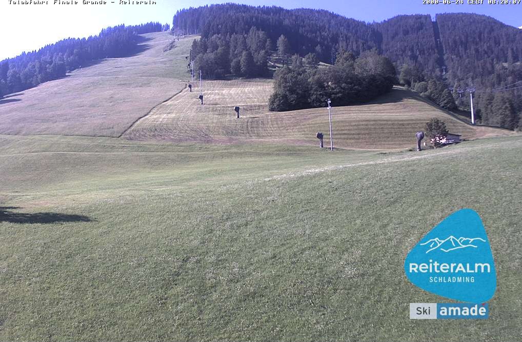 Archiv Foto Webcam Reiteralm - Talstation 8er Silver Jet