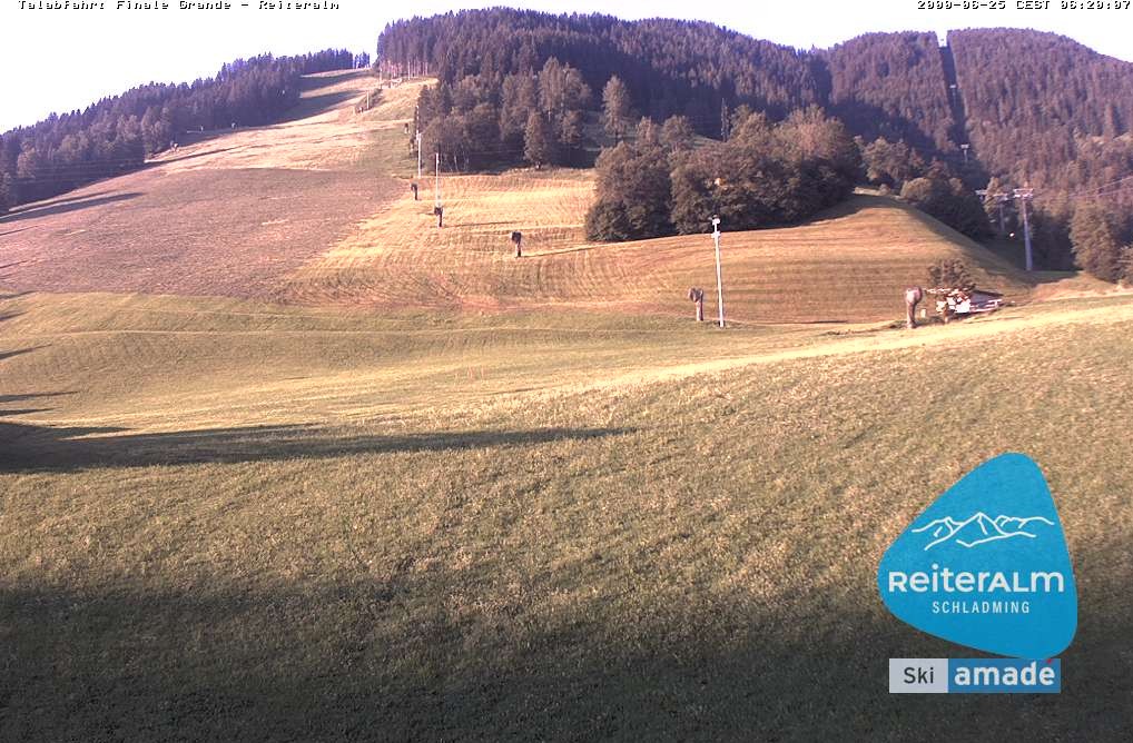 Archiv Foto Webcam Reiteralm - Talstation 8er Silver Jet