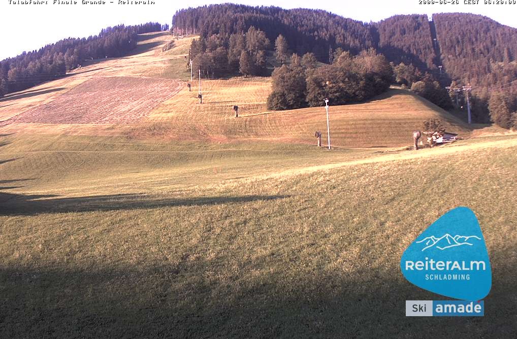 Archived image Webcam Reiteralm: Base Station Silver Jet