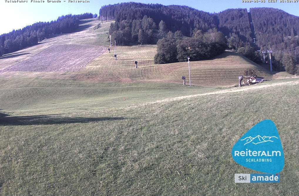 Archived image Webcam Reiteralm: Base Station Silver Jet