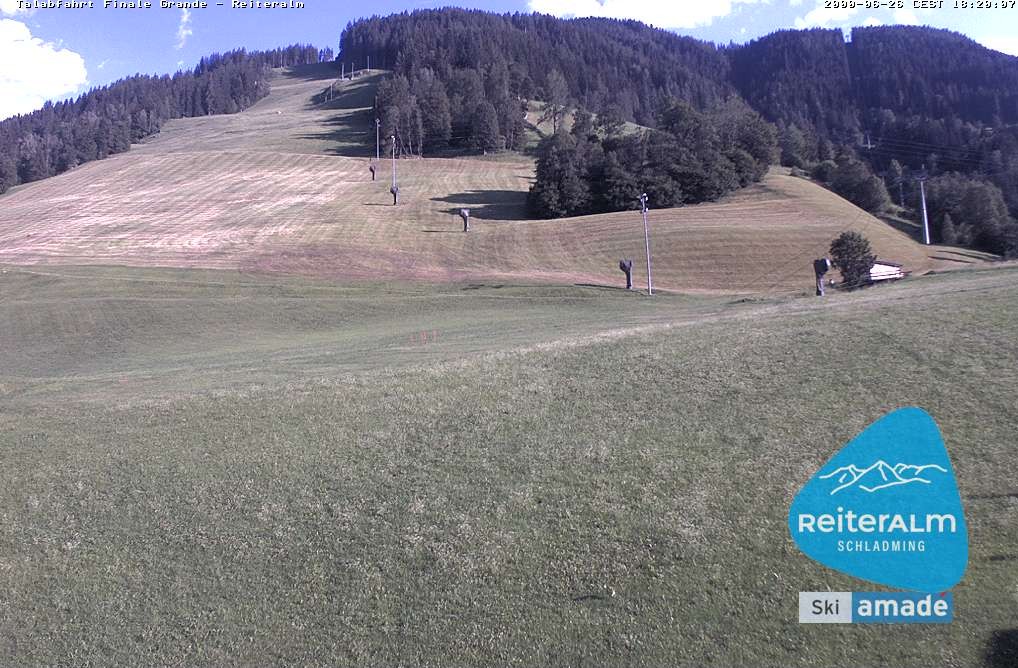 Archived image Webcam Reiteralm: Base Station Silver Jet