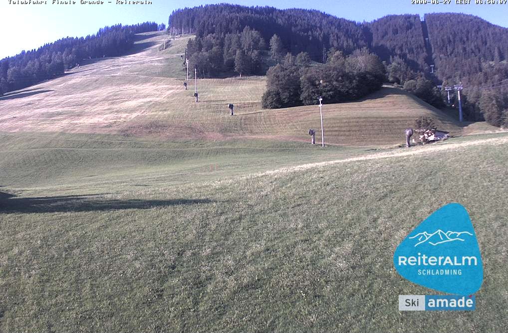 Archiv Foto Webcam Reiteralm - Talstation 8er Silver Jet