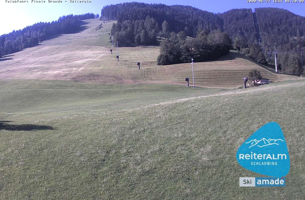 Archiv Foto Webcam Reiteralm - Talstation 8er Silver Jet
