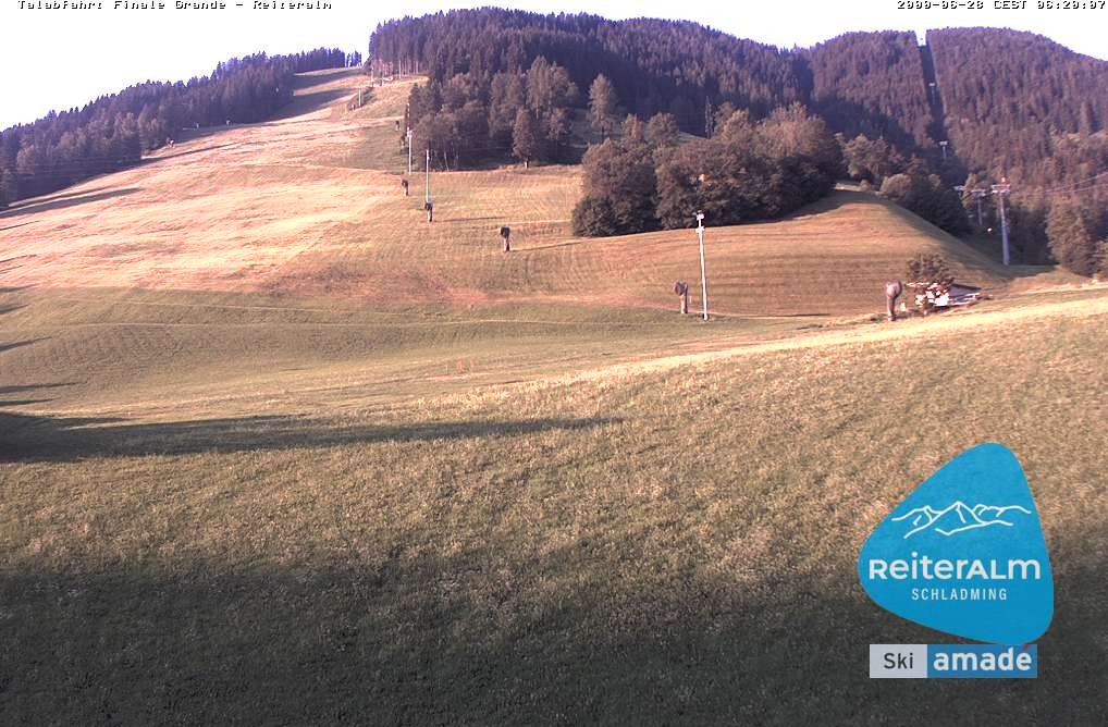 Archived image Webcam Reiteralm: Base Station Silver Jet