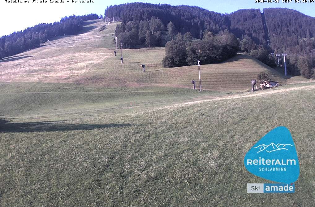Archived image Webcam Reiteralm: Base Station Silver Jet