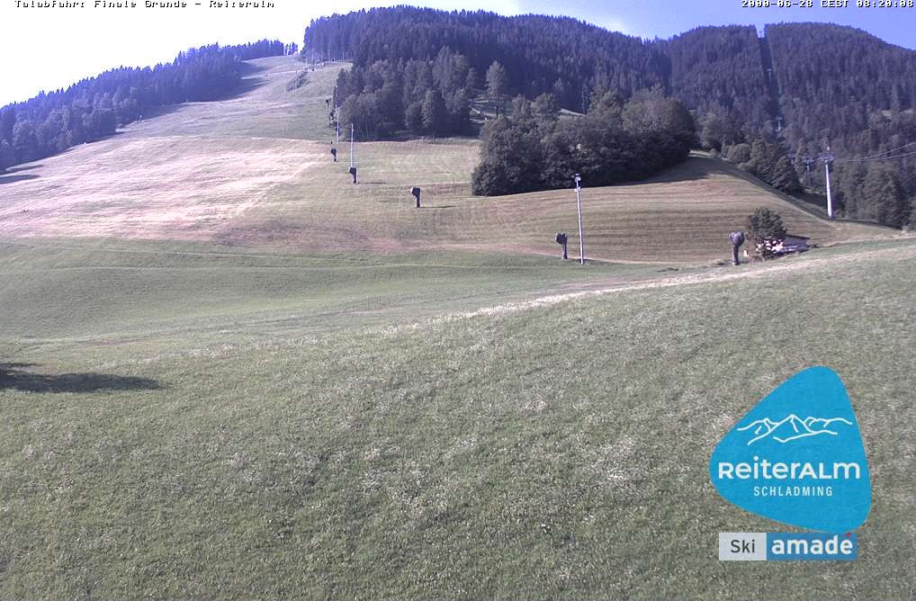 Archived image Webcam Reiteralm: Base Station Silver Jet