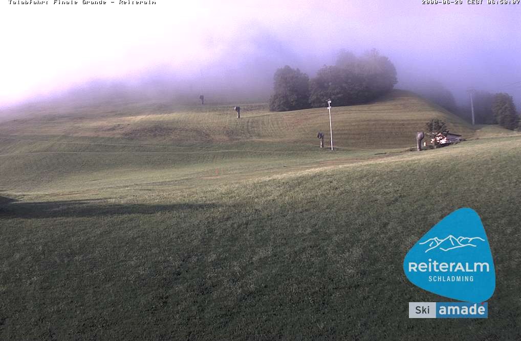 Archiv Foto Webcam Reiteralm - Talstation 8er Silver Jet