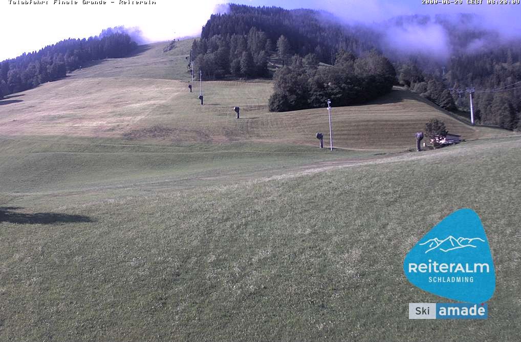 Archiv Foto Webcam Reiteralm - Talstation 8er Silver Jet