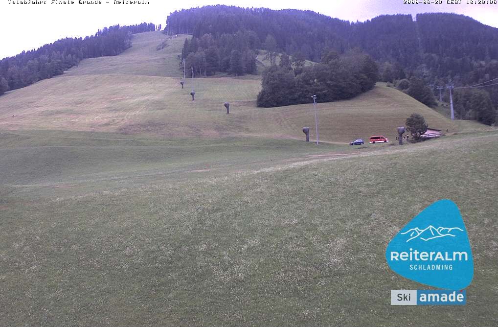 Archived image Webcam Reiteralm: Base Station Silver Jet