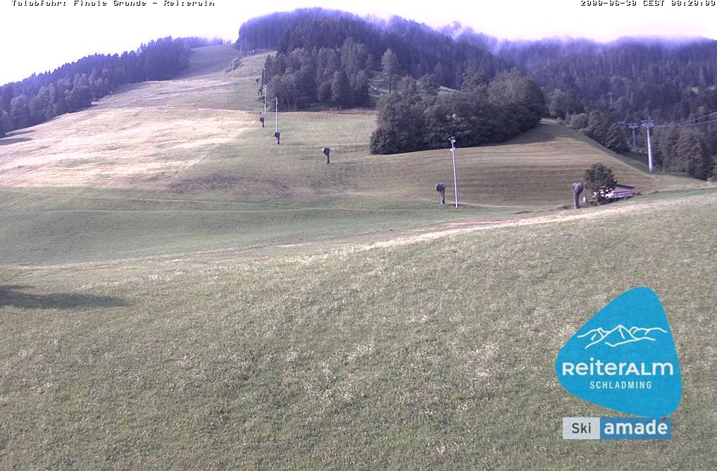 Archived image Webcam Reiteralm: Base Station Silver Jet
