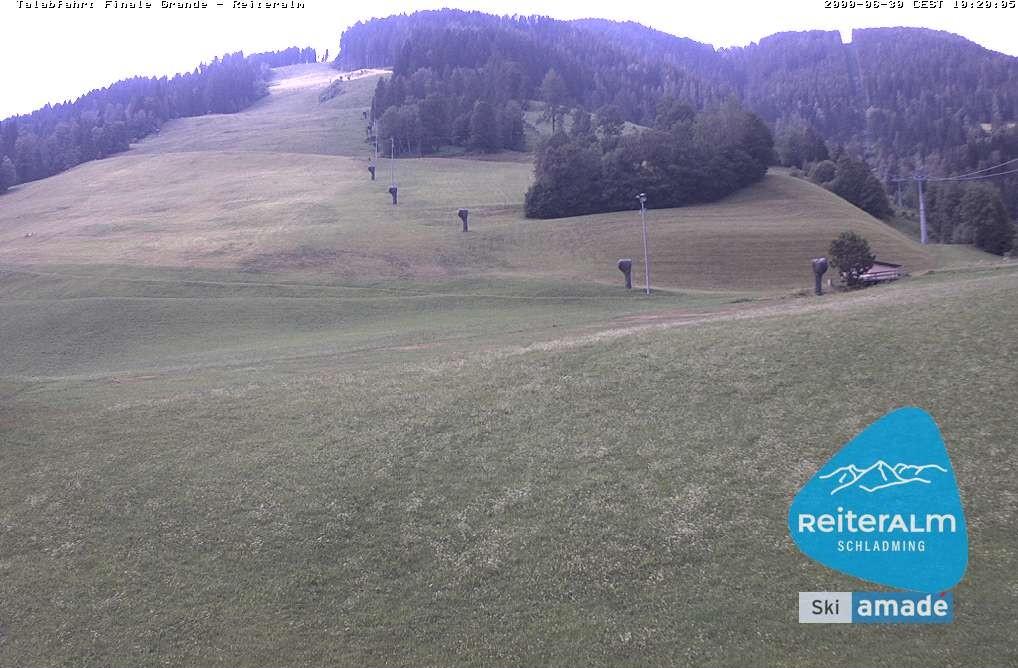 Archived image Webcam Reiteralm: Base Station Silver Jet