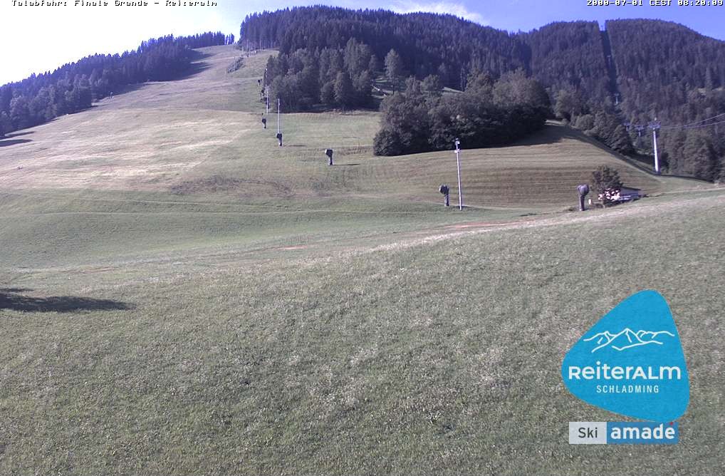 Archived image Webcam Reiteralm: Base Station Silver Jet