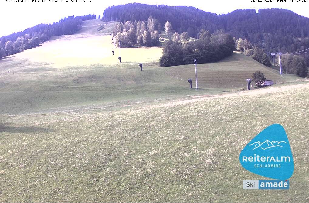 Archived image Webcam Reiteralm: Base Station Silver Jet