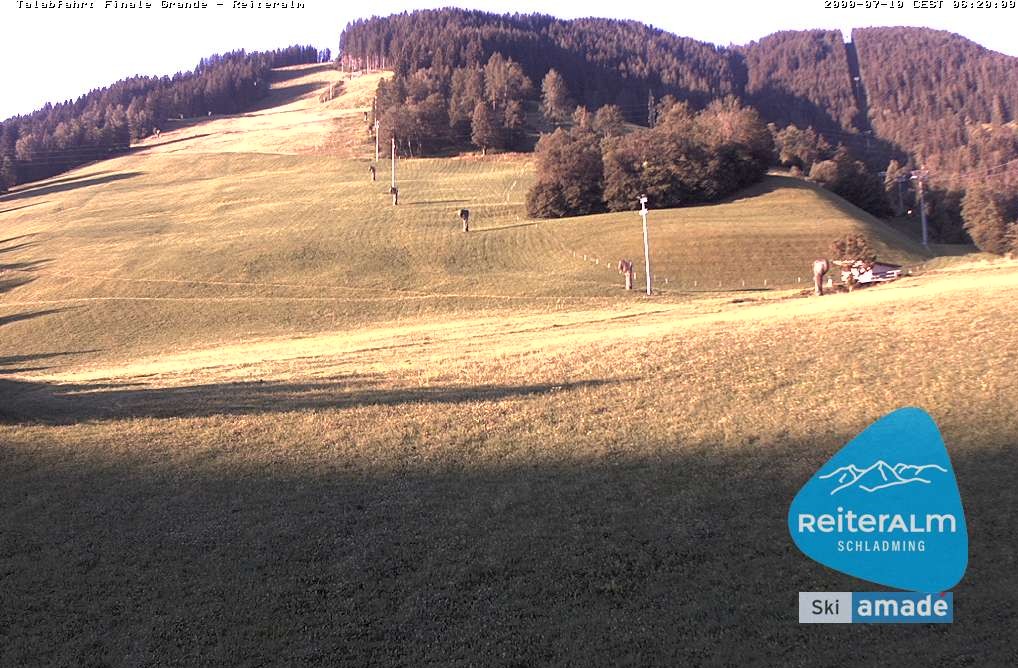 Archiv Foto Webcam Reiteralm - Talstation 8er Silver Jet