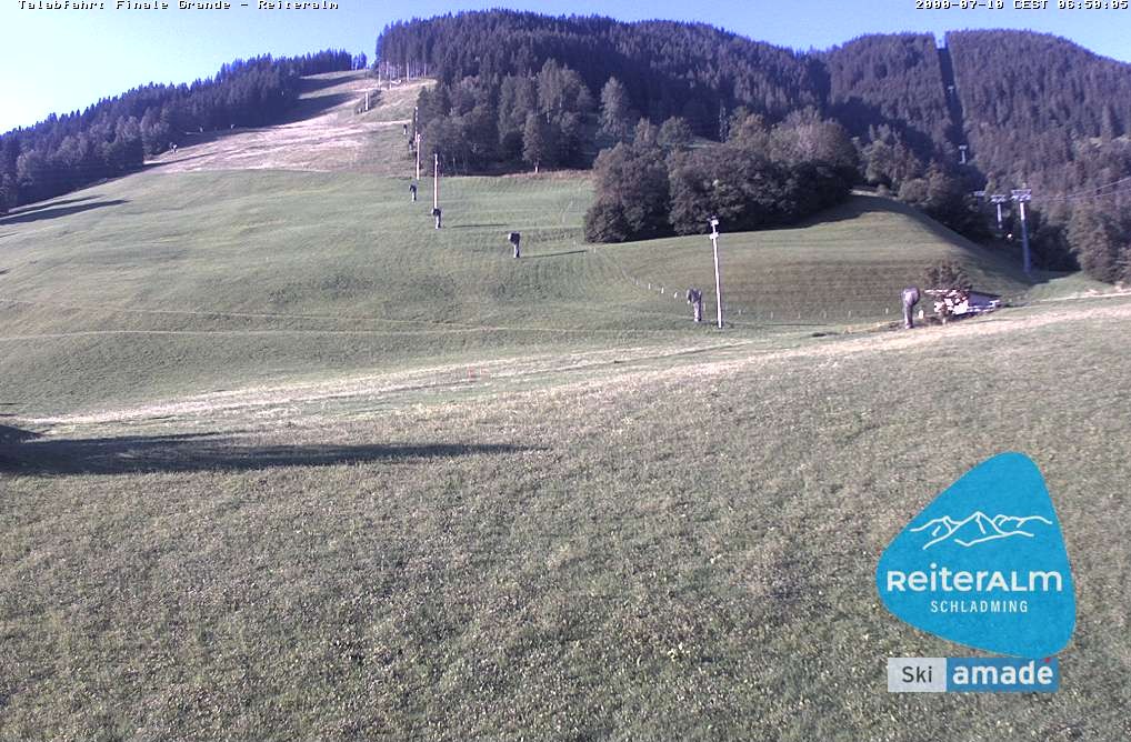 Archiv Foto Webcam Reiteralm - Talstation 8er Silver Jet