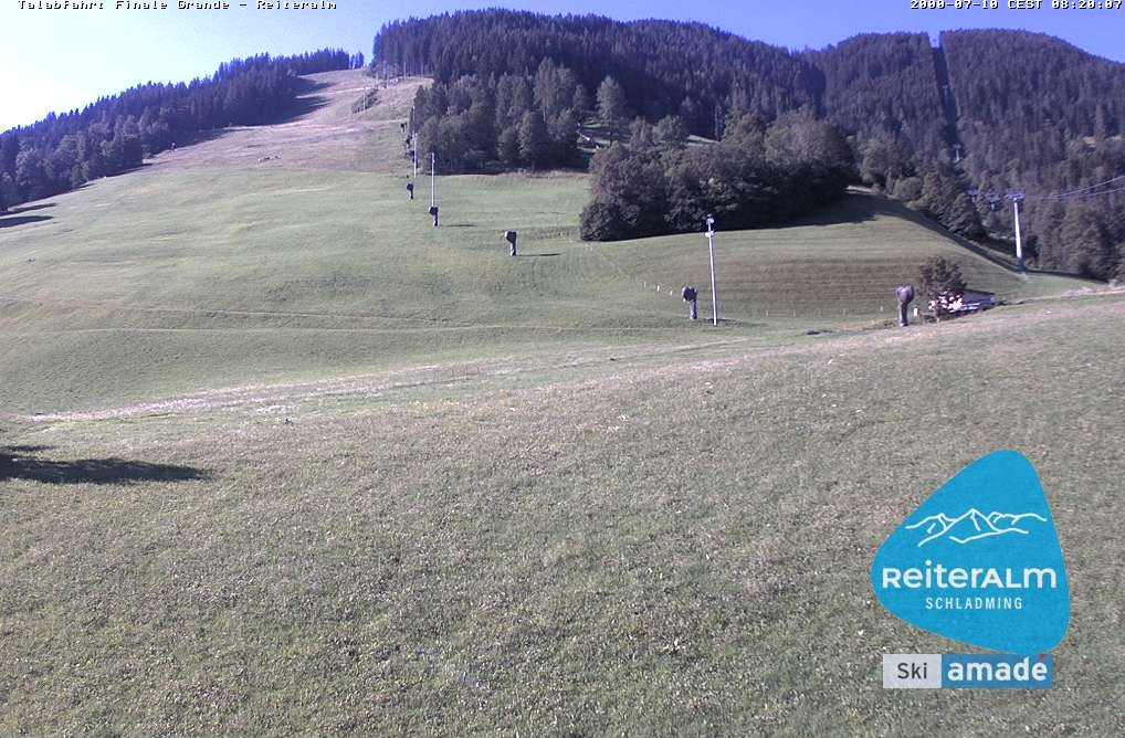 Archiv Foto Webcam Reiteralm - Talstation 8er Silver Jet