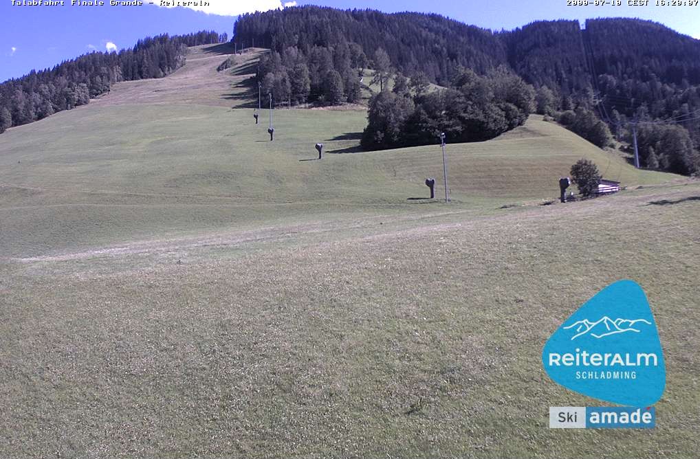 Archiv Foto Webcam Reiteralm - Talstation 8er Silver Jet