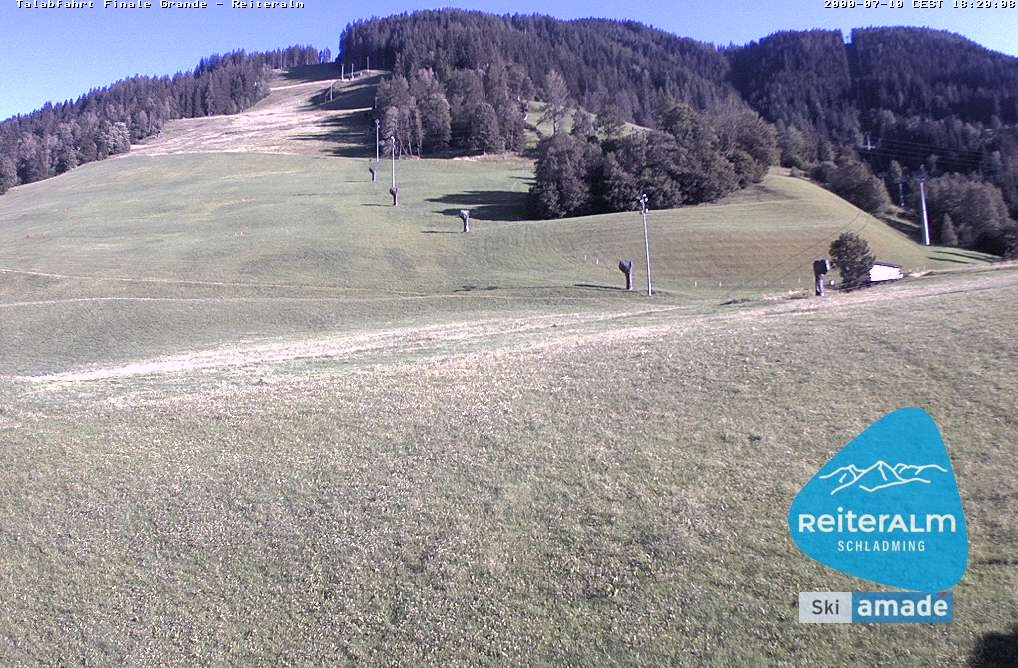 Archiv Foto Webcam Reiteralm - Talstation 8er Silver Jet