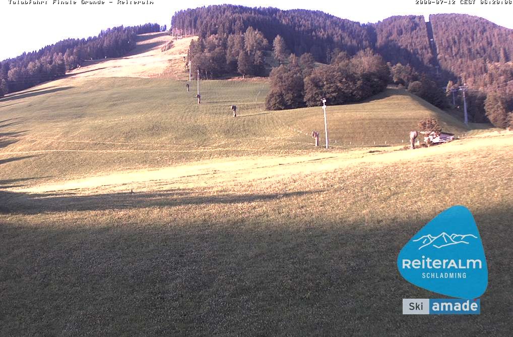 Archiv Foto Webcam Reiteralm - Talstation 8er Silver Jet