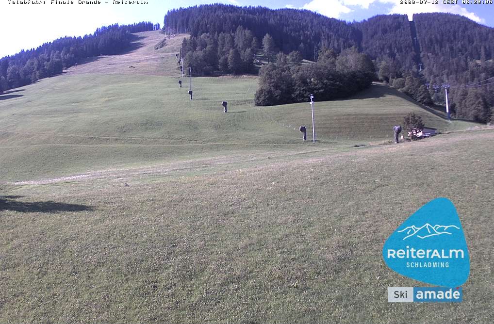 Archiv Foto Webcam Reiteralm - Talstation 8er Silver Jet