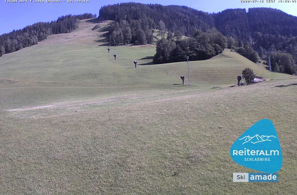 Archiv Foto Webcam Reiteralm - Talstation 8er Silver Jet