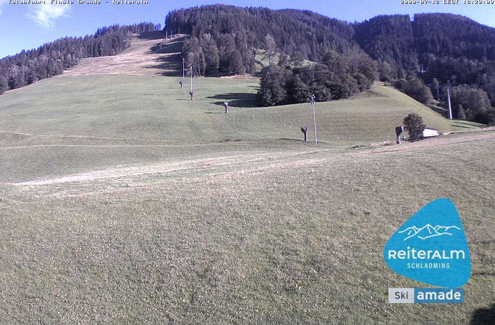 Archived image Webcam Reiteralm: Base Station Silver Jet
