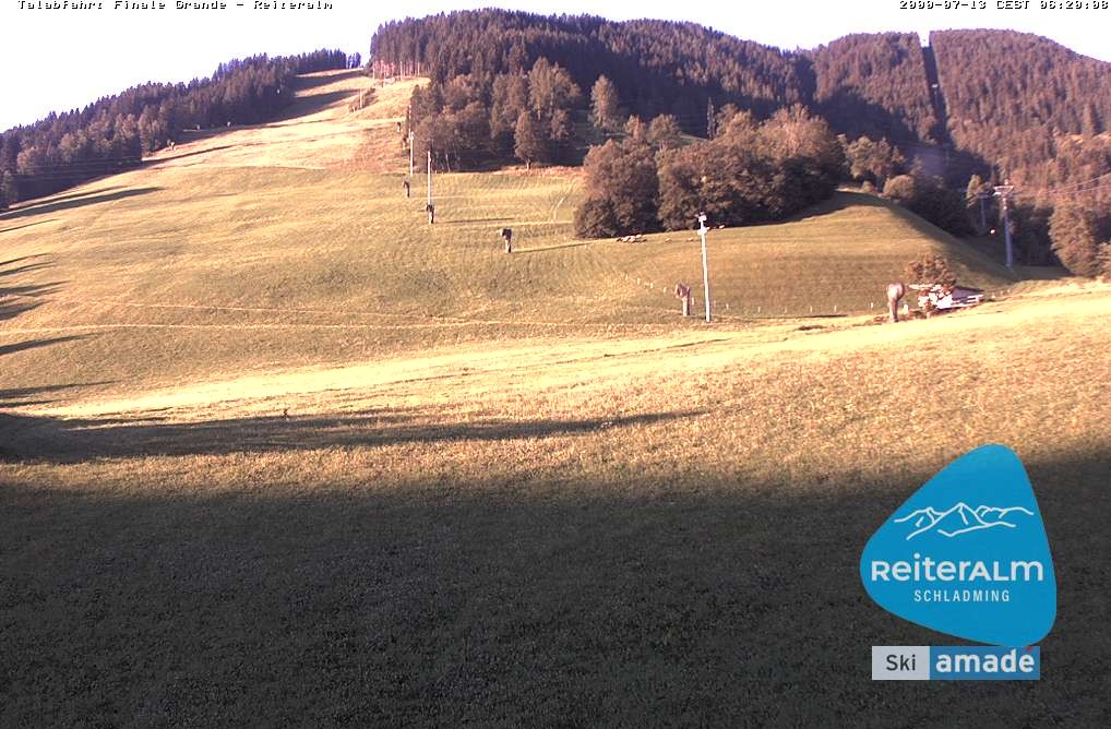 Archived image Webcam Reiteralm: Base Station Silver Jet