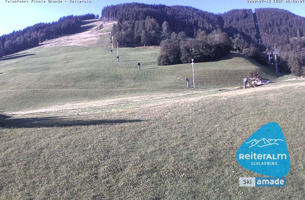 Archived image Webcam Reiteralm: Base Station Silver Jet