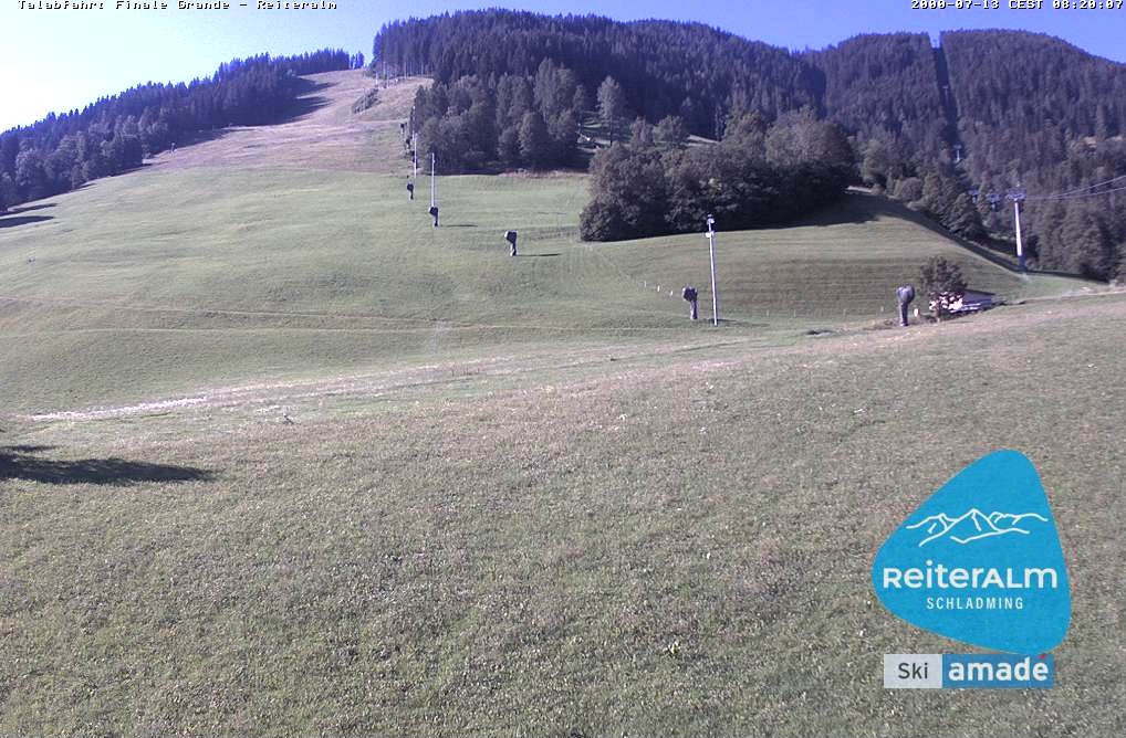 Archived image Webcam Reiteralm: Base Station Silver Jet