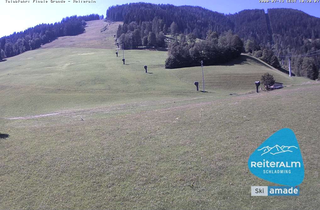 Archived image Webcam Reiteralm: Base Station Silver Jet