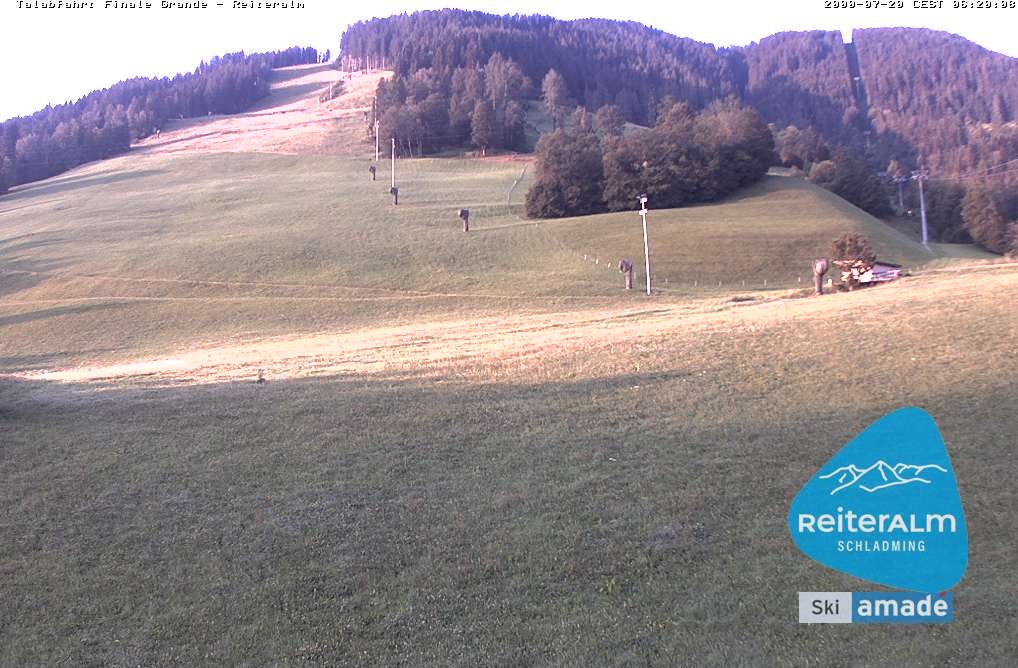 Archiv Foto Webcam Reiteralm - Talstation 8er Silver Jet