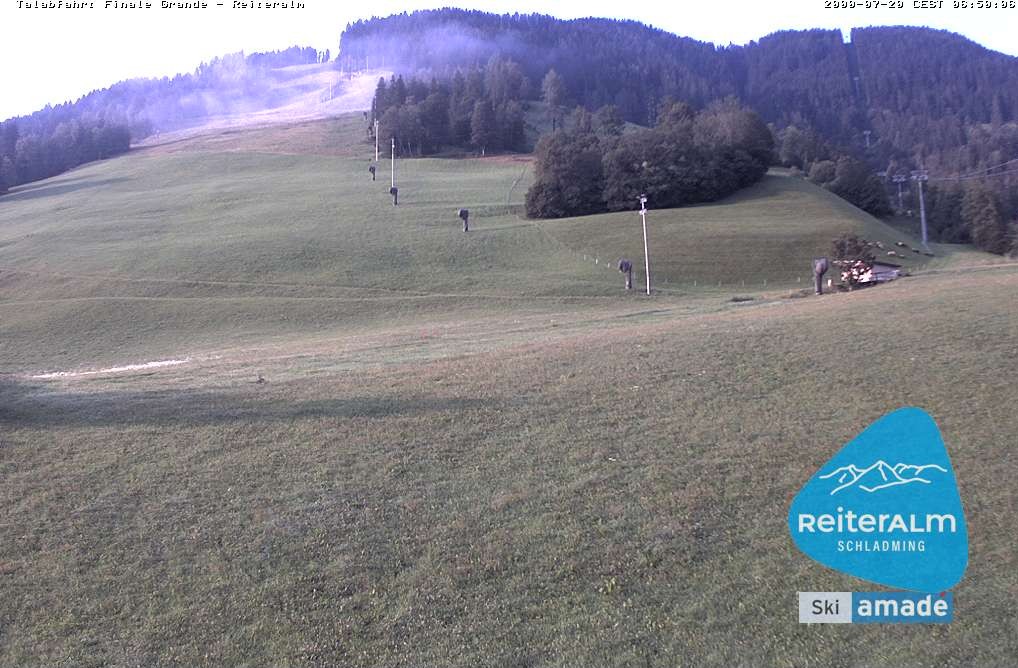Archiv Foto Webcam Reiteralm - Talstation 8er Silver Jet