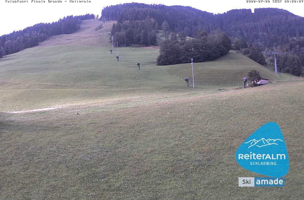 Archiv Foto Webcam Reiteralm - Talstation 8er Silver Jet