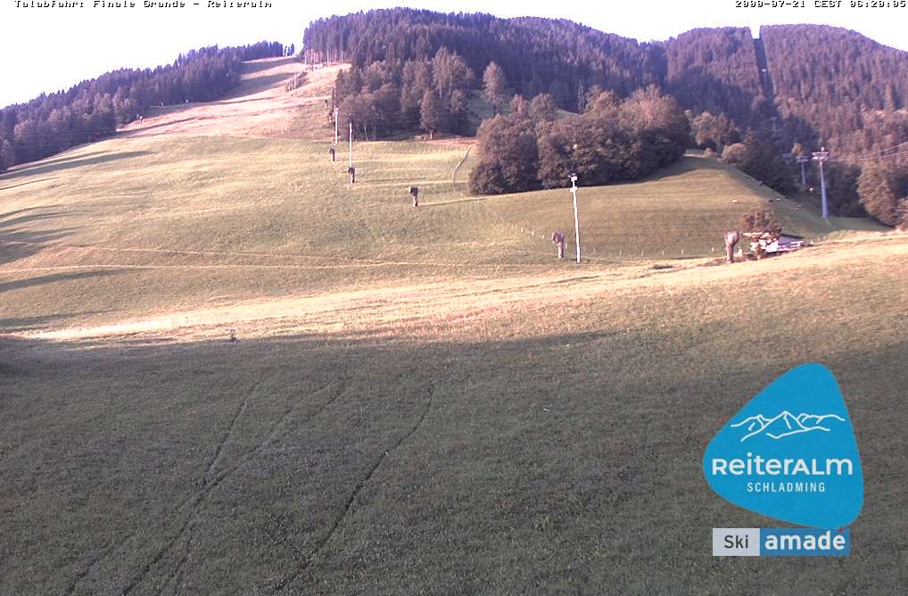 Archiv Foto Webcam Reiteralm - Talstation 8er Silver Jet