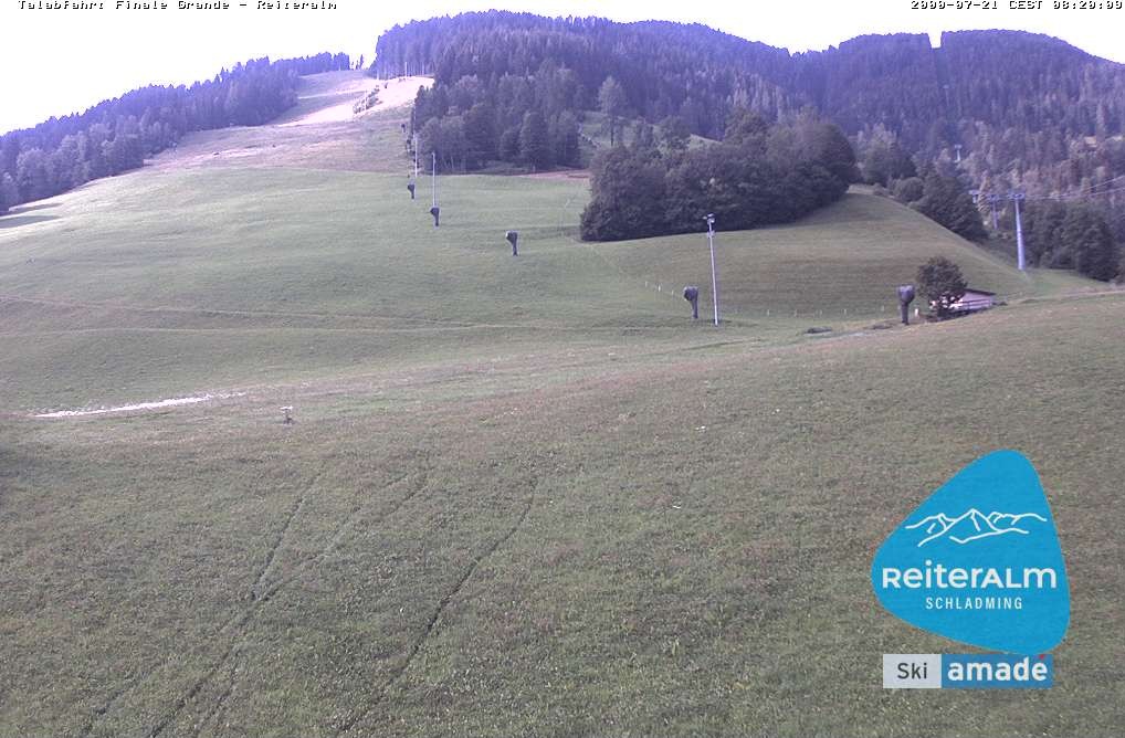 Archiv Foto Webcam Reiteralm - Talstation 8er Silver Jet