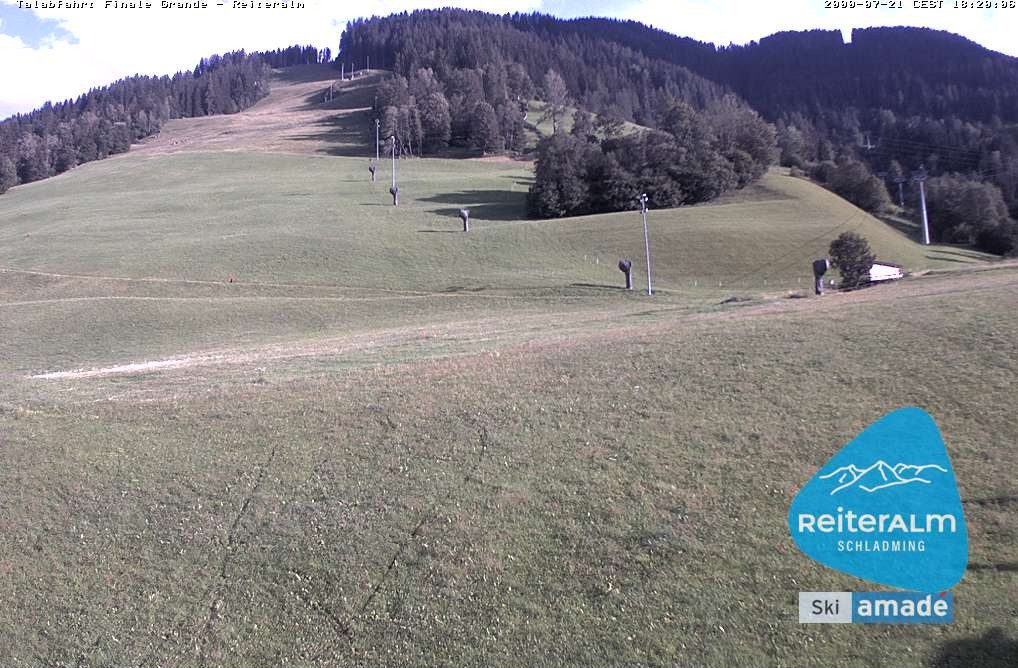 Archiv Foto Webcam Reiteralm - Talstation 8er Silver Jet