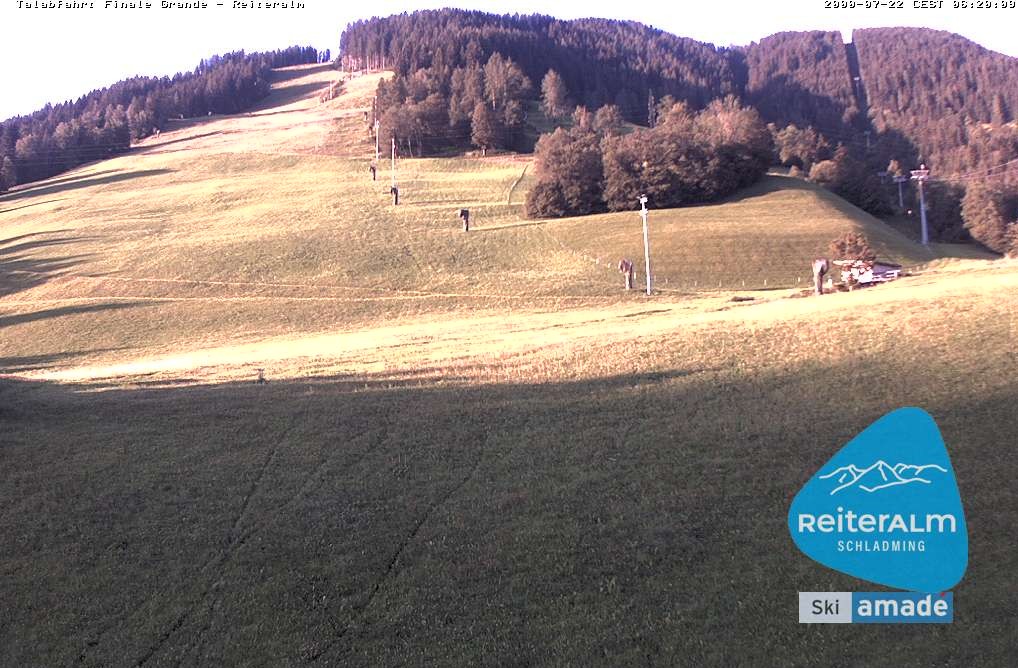 Archiv Foto Webcam Reiteralm - Talstation 8er Silver Jet