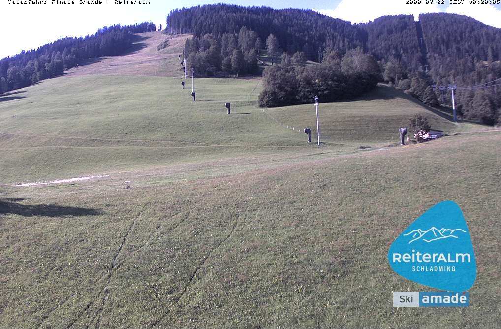 Archiv Foto Webcam Reiteralm - Talstation 8er Silver Jet