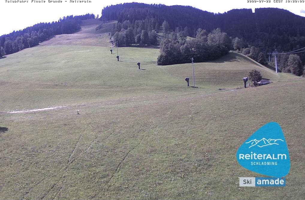 Archiv Foto Webcam Reiteralm - Talstation 8er Silver Jet