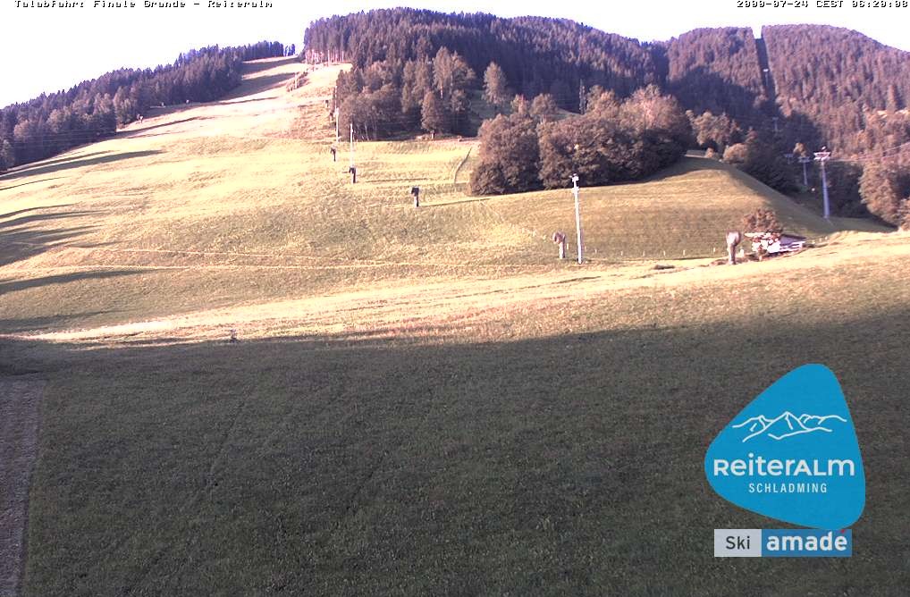 Archiv Foto Webcam Reiteralm - Talstation 8er Silver Jet