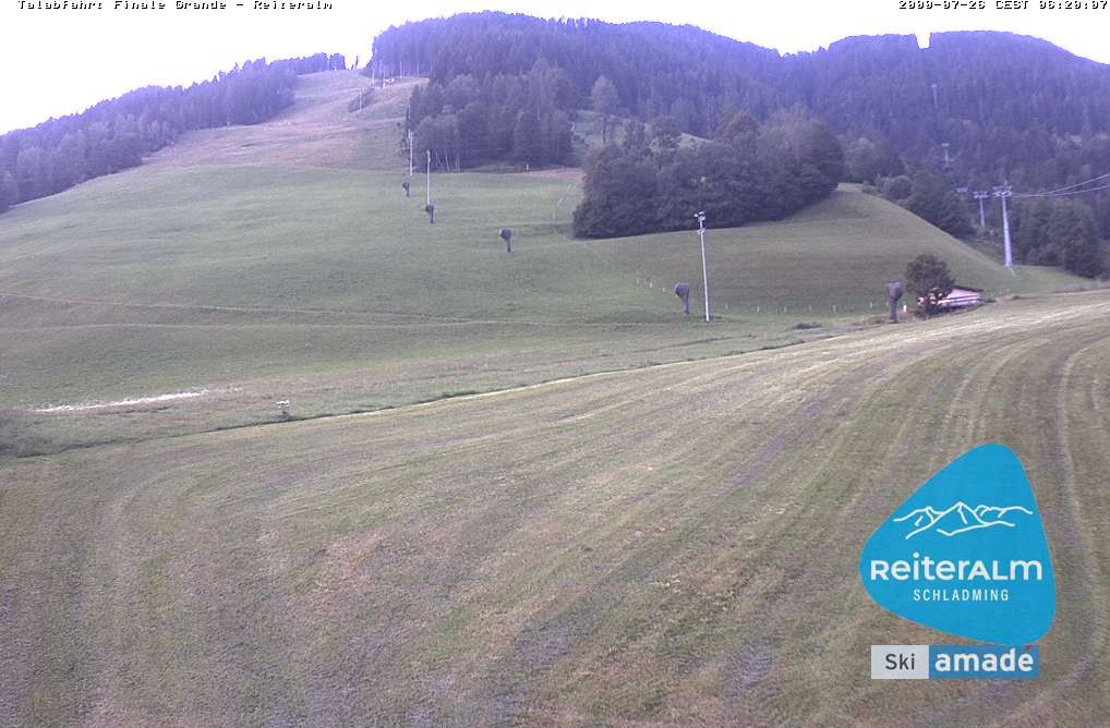 Archiv Foto Webcam Reiteralm - Talstation 8er Silver Jet