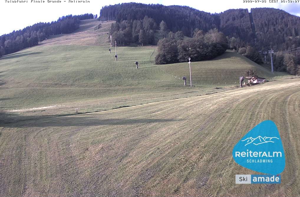 Archiv Foto Webcam Reiteralm - Talstation 8er Silver Jet