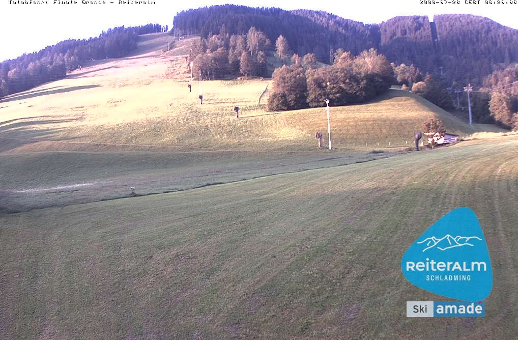 Archiv Foto Webcam Reiteralm - Talstation 8er Silver Jet