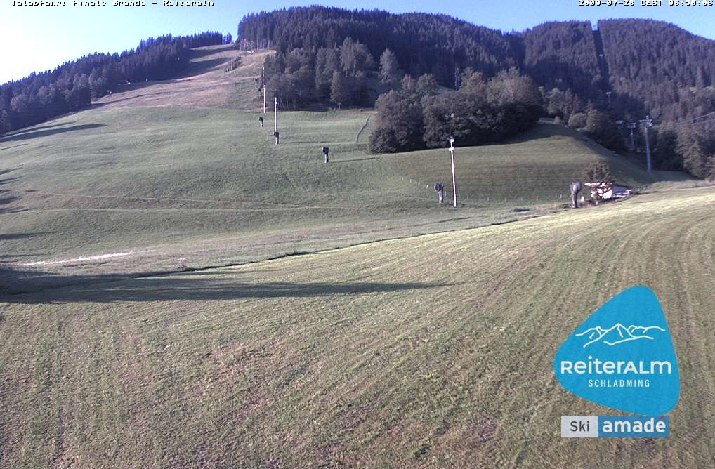 Archiv Foto Webcam Reiteralm - Talstation 8er Silver Jet