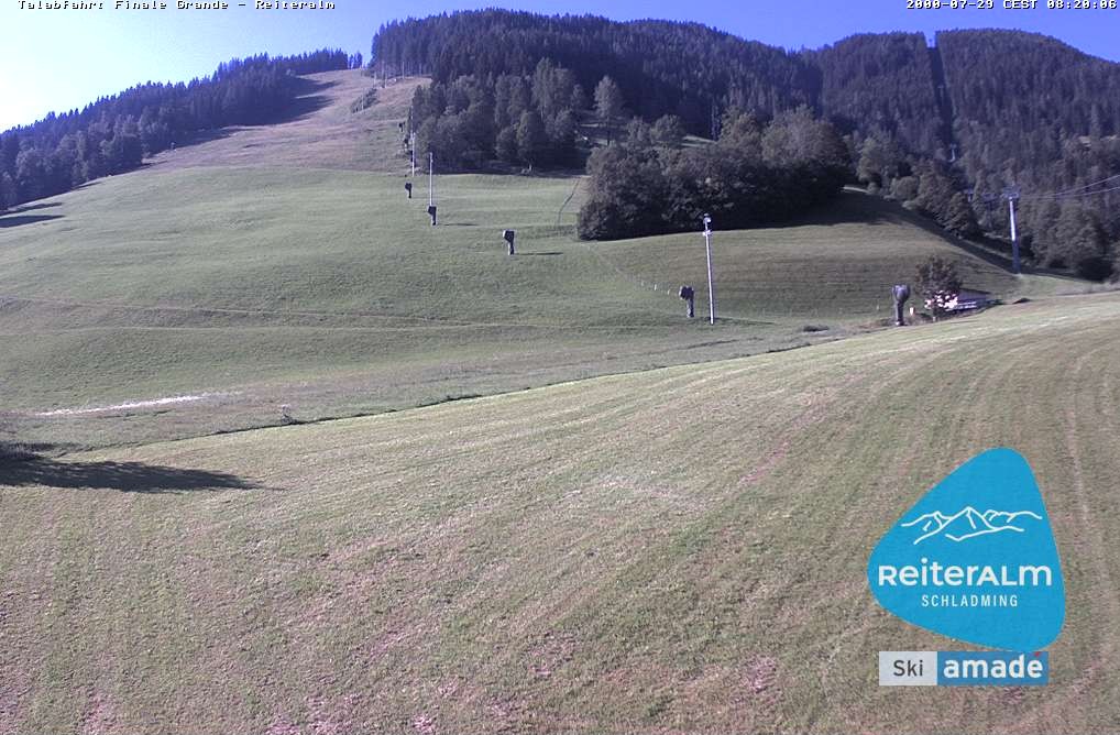 Archived image Webcam Reiteralm: Base Station Silver Jet