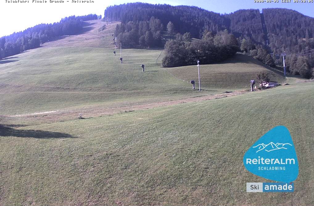 Archiv Foto Webcam Reiteralm - Talstation 8er Silver Jet