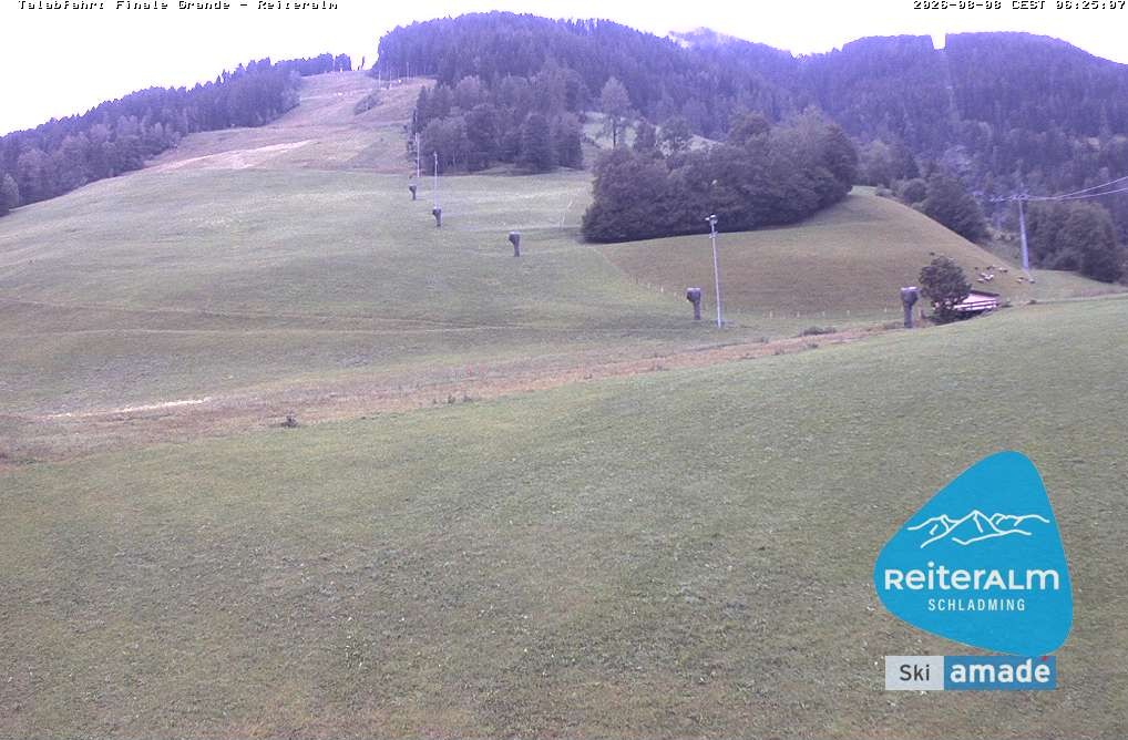 Archiv Foto Webcam Reiteralm - Talstation 8er Silver Jet