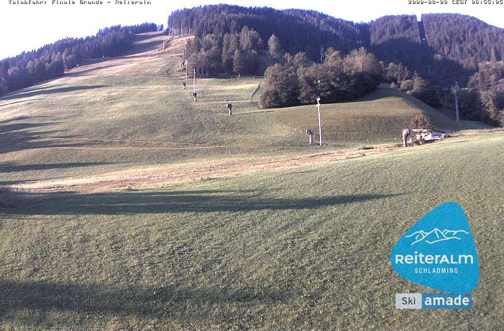 Archiv Foto Webcam Reiteralm - Talstation 8er Silver Jet