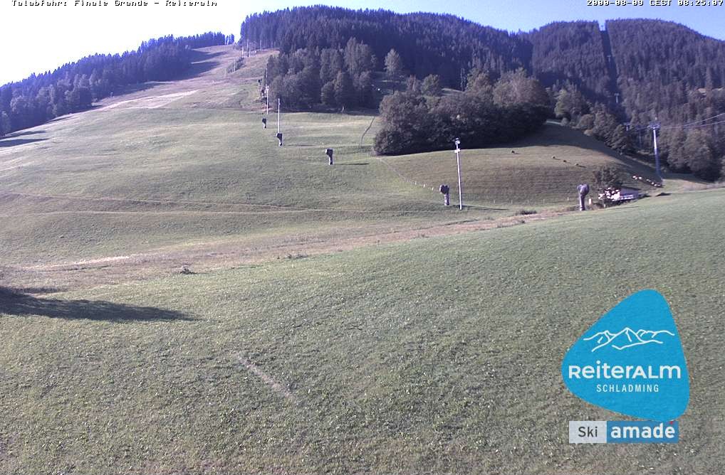 Archiv Foto Webcam Reiteralm - Talstation 8er Silver Jet